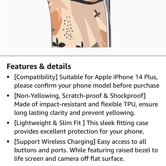 APPLE iPhone, 14 plus case wireless charging capability NEW - Picture 8 of 8